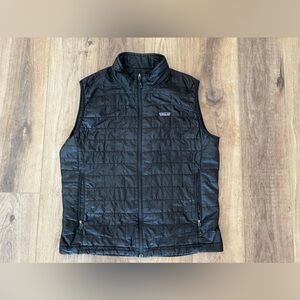Patagonia Black Quilted Vest Mens Large